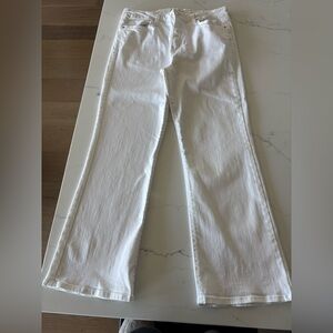 L.T.J. Letter to Juliet Bambino Baby Flare white stretch Denim